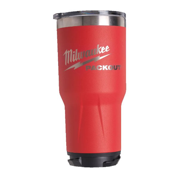 MILWAUKEE 887ml RED PACKOUT TUMBLER