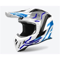 Airoh Aviator Ace 2 Ground Blue Glos MX Helmet