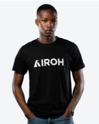 AIROH BLACK T- SHIRTS