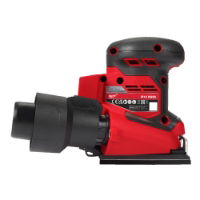 MILWAUKEE M18BQSS-0 - 1/4 SHEET SANDER