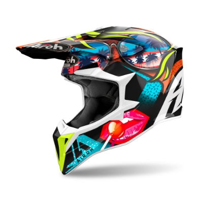 Airoh Wraaap Lollipop Gloss MX Helmet