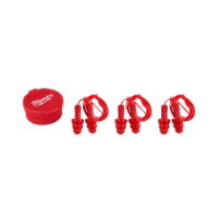 MILWAUKEE REUSABLE CORDED EAR PLUGS - PK3