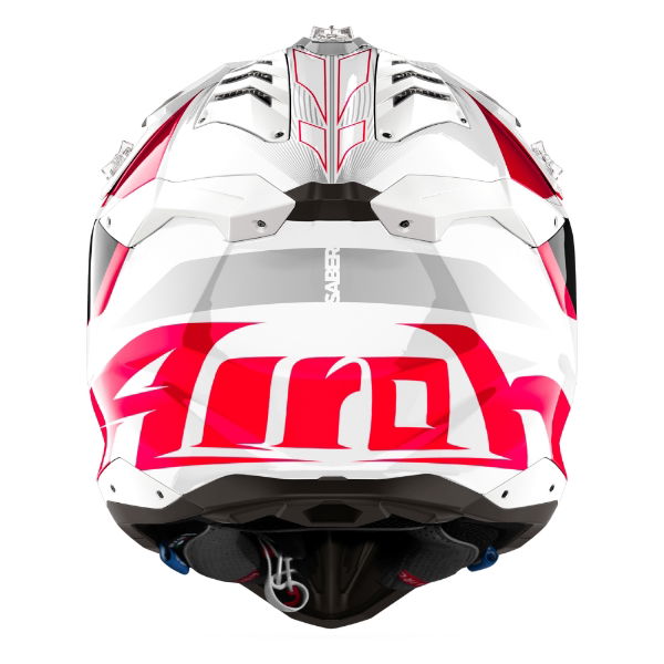 Airoh Aviator 3 Saber Red Gloss MX Helmet 22:06