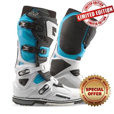 Gaerne SG.22 White/Black/Blue Limited Edition