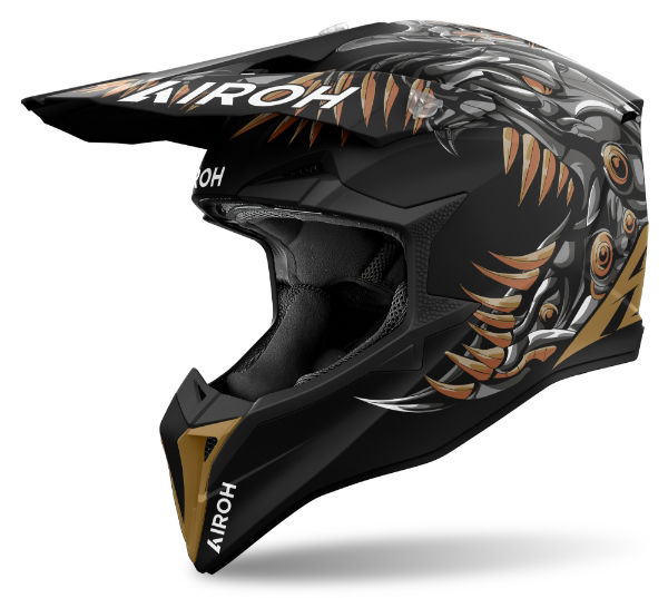 Wraaap Cyborg Matt MX Helmet