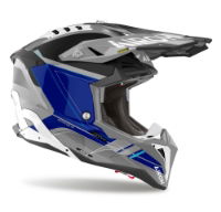 Airoh Aviator 3 Saber Blue Gloss MX Helmet 22:06