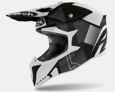 Airoh Wraap Raze Matt Black MX Helmet