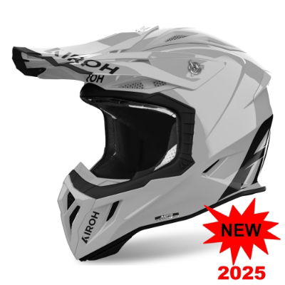 Airoh Aviator Ace 2 Cement Grey Gloss MX Helmet