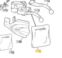 SHERCO CLUTCH M/CYL REPAIR KIT END 2011