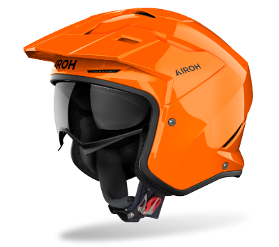 Airoh Kombakt Gloss Orange Trials Helmet