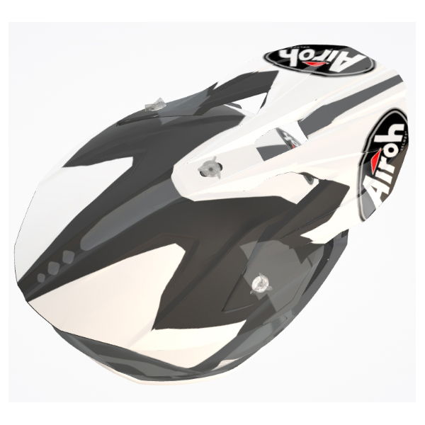 Airoh Wraap Raze Matt Black MX Helmet