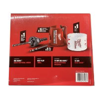 MILWAUKEE 76mm ELECTRICIAN HOLESAW & ARBOR COMBO SET