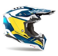 Airoh Aviator 3 Saber Blue Matt MX Helmet 22:06