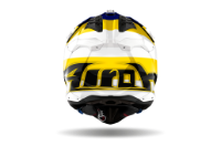 Airoh Aviator 3 Monach Blue/Yellow Gloss MX Helmet