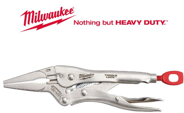 MILWAUKEE 6" LONG NOSE LOCKING PLIERS