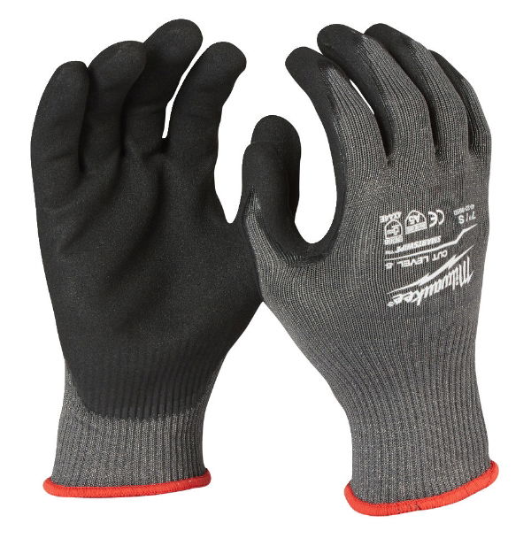 MILWAUKEE CUT LEVEL 5/E DIPPED GLOVES