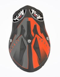 Airoh Aviator Ace Amaze Matt Orange MX Helmet