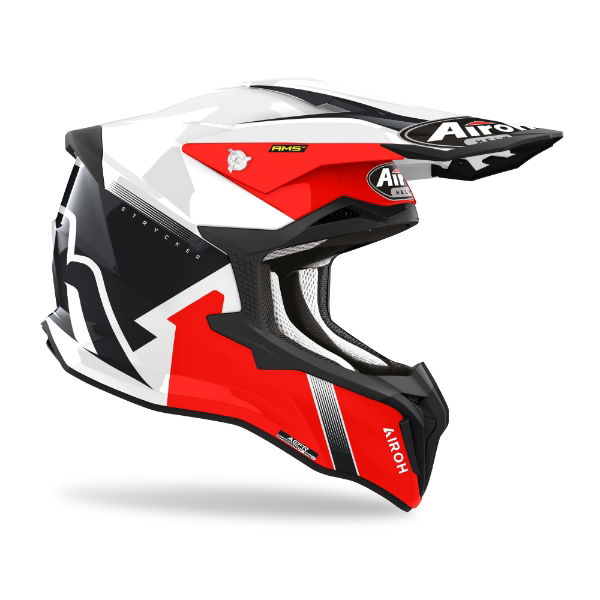 Airoh Strycker Blazer Red Gloss MX Helmet