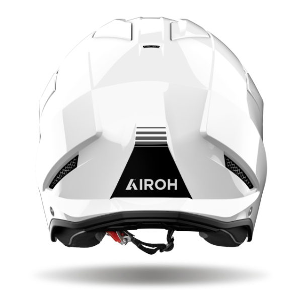 Airoh Kombakt Gloss White Trials Helmet