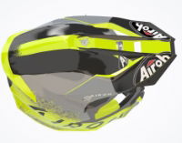 Airoh Twist 2.0 Bit Yellow Gloss MX Helmet