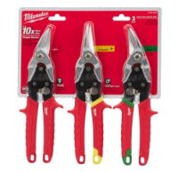 MILWAUKEE AVIATION METAL SNIPS - 3pcs