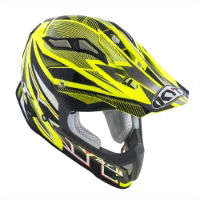 KYT STRIKE EAGLE STRIPE YELLOW FLUO 03