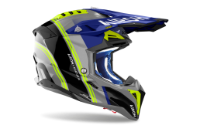 Airoh Aviator 3 Hima Blue Gloss MX Helmet