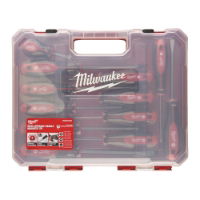 MILWAUKEE 12pc Tri-lobe SCREW DRIVER SET