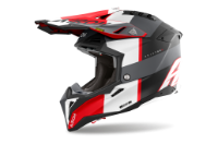 Airoh Aviator 3 Monach Grey/Red Matt MX Helmet