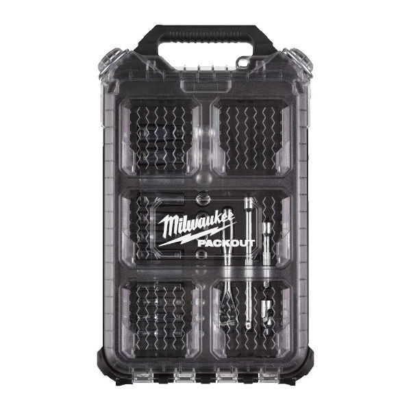 MILWAUKEE 1/4" METRIC 28pc RATCHET/SOCKET P/O SET