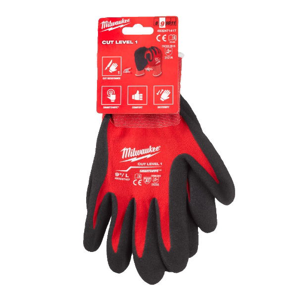 MILWAUKEE CUT LEVEL 1/A DIPPED GLOVES