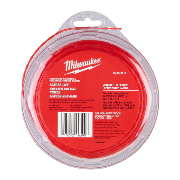 MILWAUKEE TRIMMER LINE 2.03mm x 45.7m