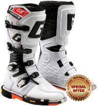 GAERNE GX1 SUPER MOTO BOOTS - WHITE