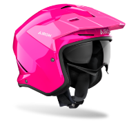 Airoh Kombakt Gloss Pink Trials Helmet
