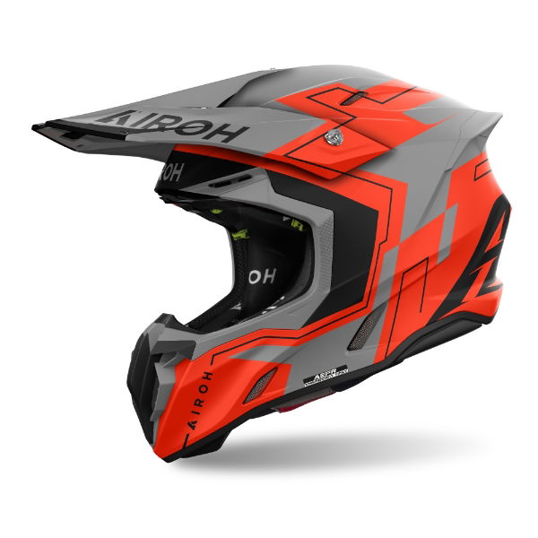 Airoh Twist 3 Dizzy Orange Fluo Matt MX Helmet