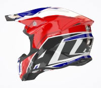 Airoh Twist 2.0 Shaken Blue Gloss MX Helmet