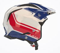 Airoh TRRS Keen Blue/Red Gloss Trials Helmet