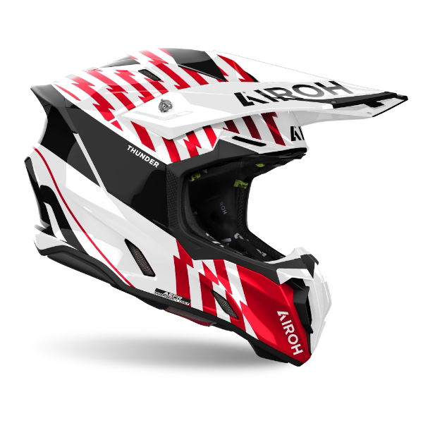 Airoh Twist 3 Thunder Red Gloss MX Helmet