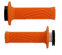 Domino D100 Orange D-Lock Grips W/Push-Pull Pulley