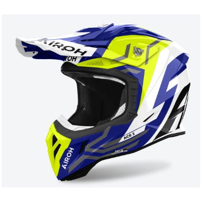 Airoh Aviator Ace 2 Ground Yellow Glos MX Helmet