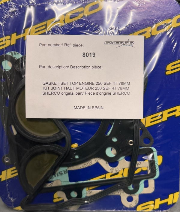 SHERCO SEF 250 TOP END GASKET KIT - 78 MM