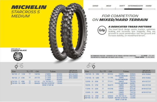 Michelin Starcross 5 - Medium Terrain