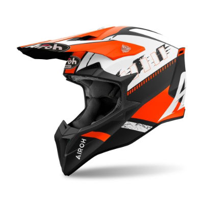 Airoh Wraaap Feel Orange Matt MX Helmet