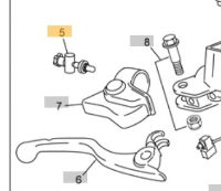 SHERCO ADJUSTER SCREW BREMBO