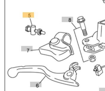 SHERCO ADJUSTER SCREW BREMBO