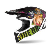 Airoh Wraap Youth Pin Up Matt MX Helmet