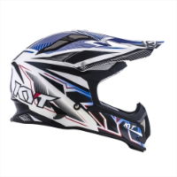 KYT STRIKE EAGLE STRIPE WHITE BLUE 02