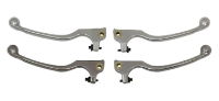 Braktec/AJP Front Brake Lever Blade - Titanium Finish