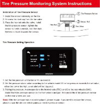 Innovv N1 Pro Tyre Sensors Pair for N1 Pro Navigation System
