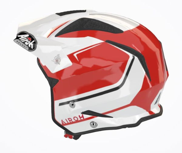 Airoh TRRS Keen Red Gloss Trials Helmet